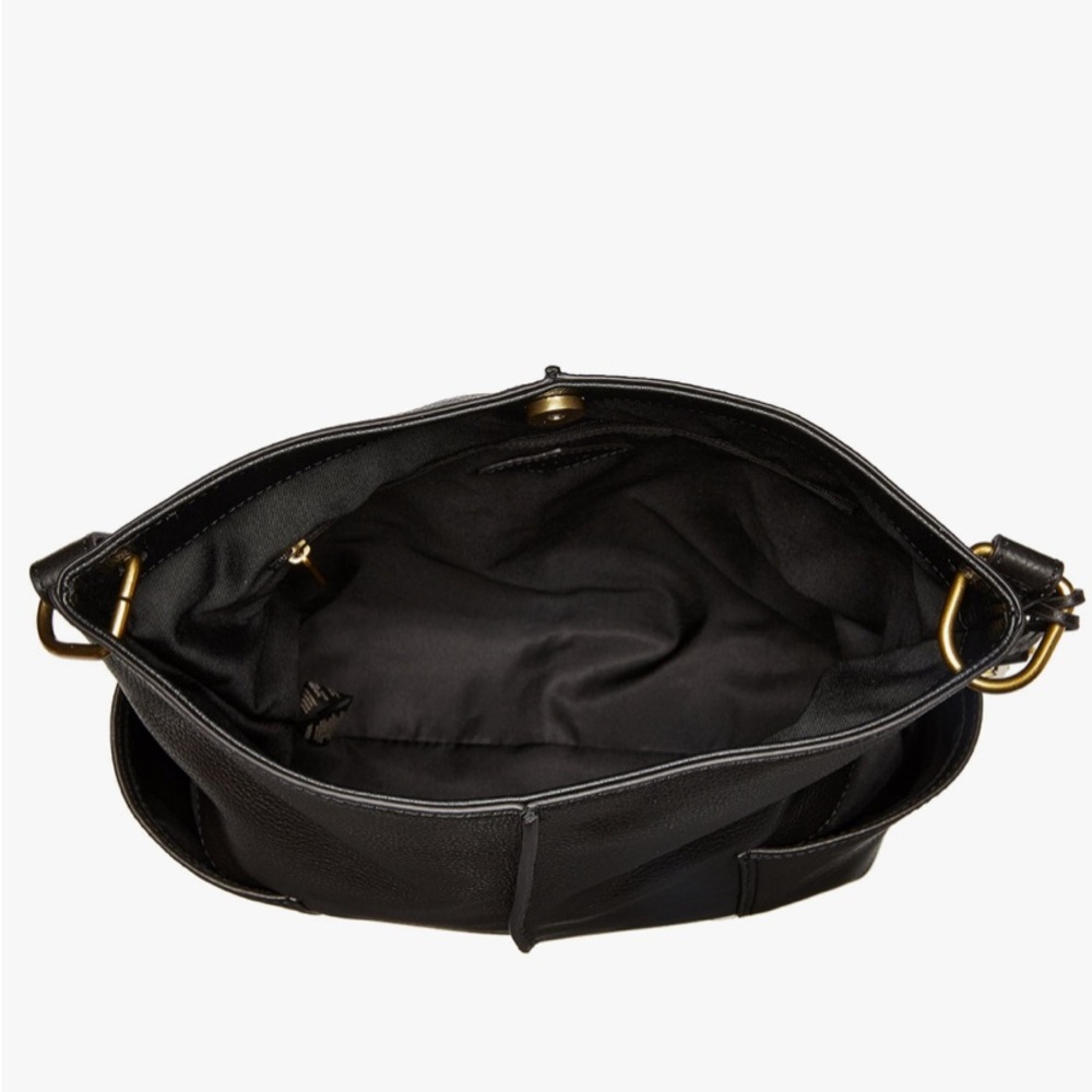 Fossil Black Shoulder Bag Sleek Design - Picture 6 of 14